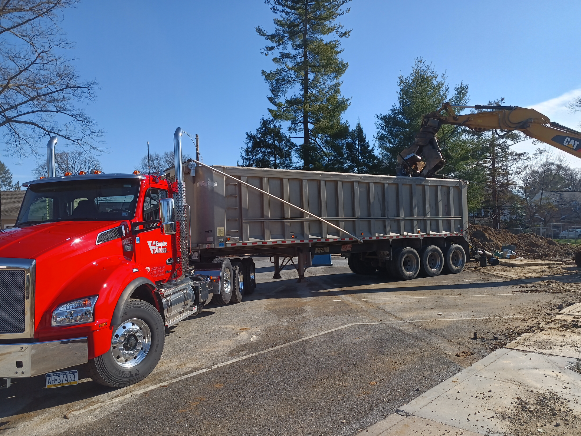 DVC Red Barrel Trailer being loaded up.