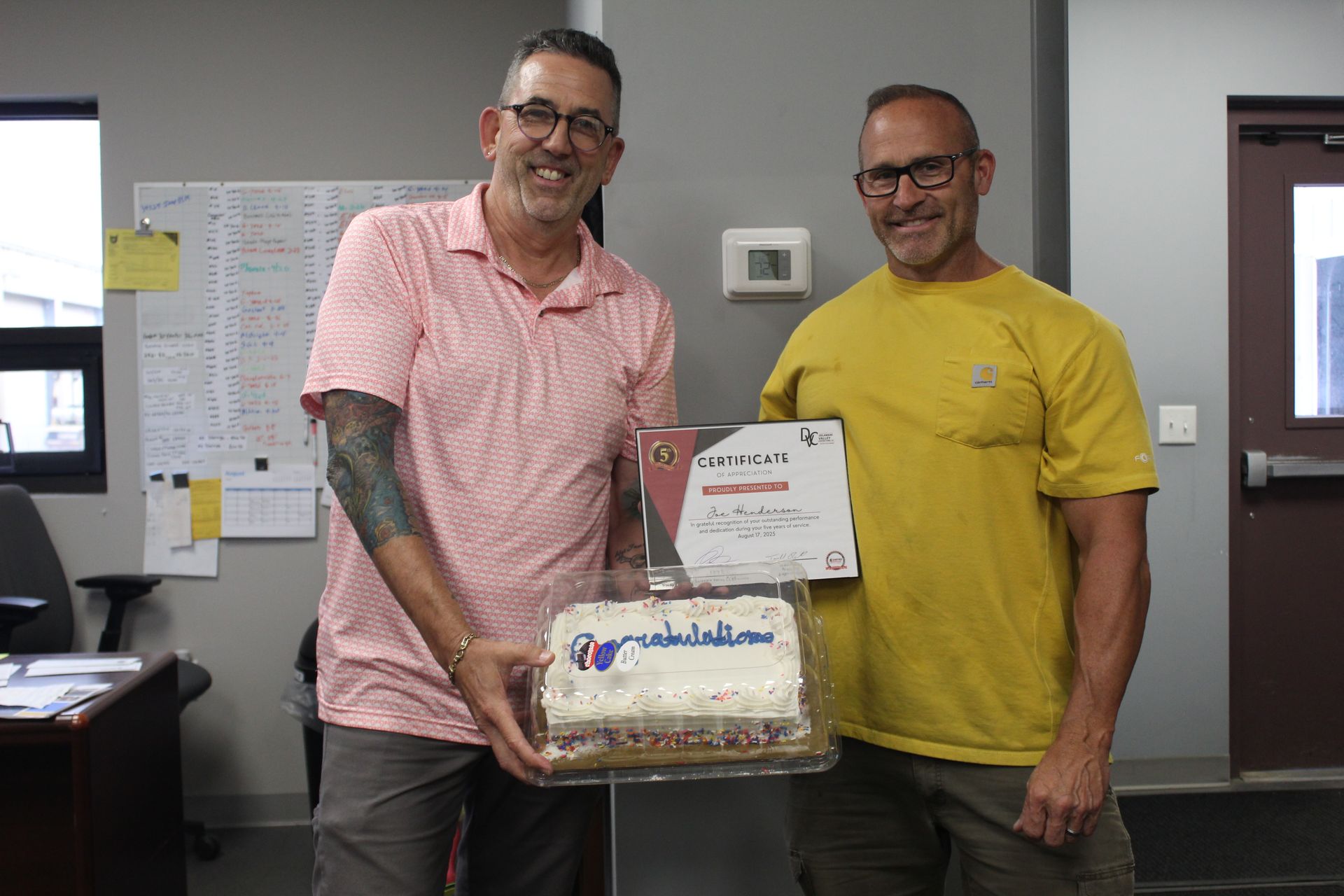 Chris Gring and Joe Henderson at DVC.