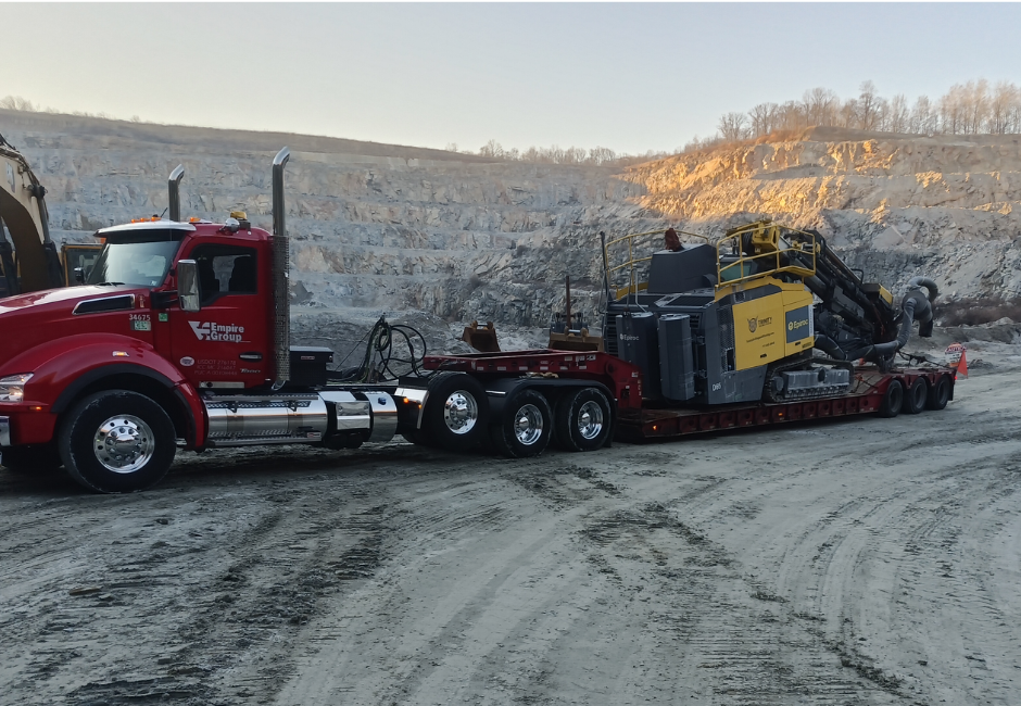 DVC transports a drill from Maryland to Pennsylvania.