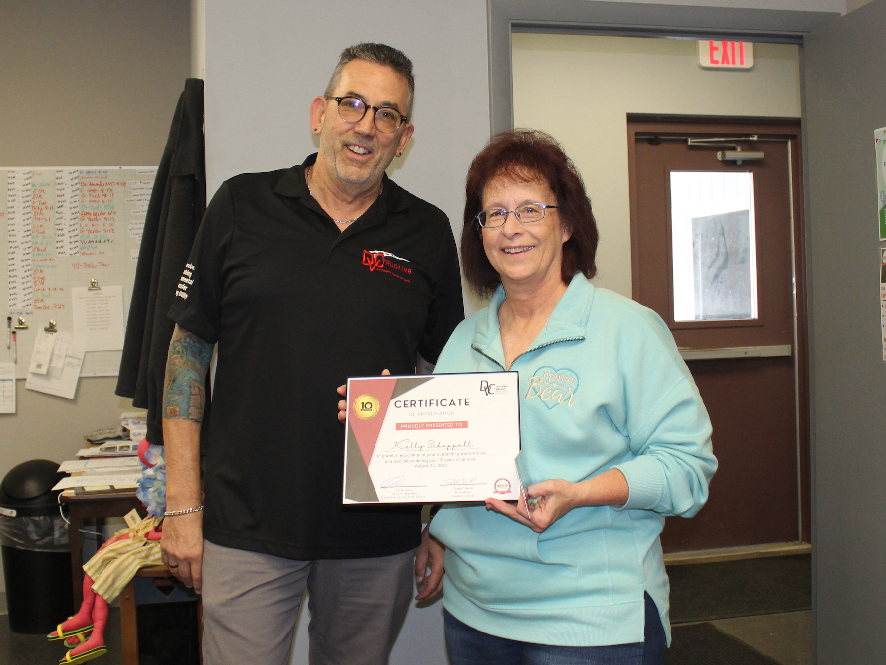 Chris Gring and Kelly Schappell at DVC.