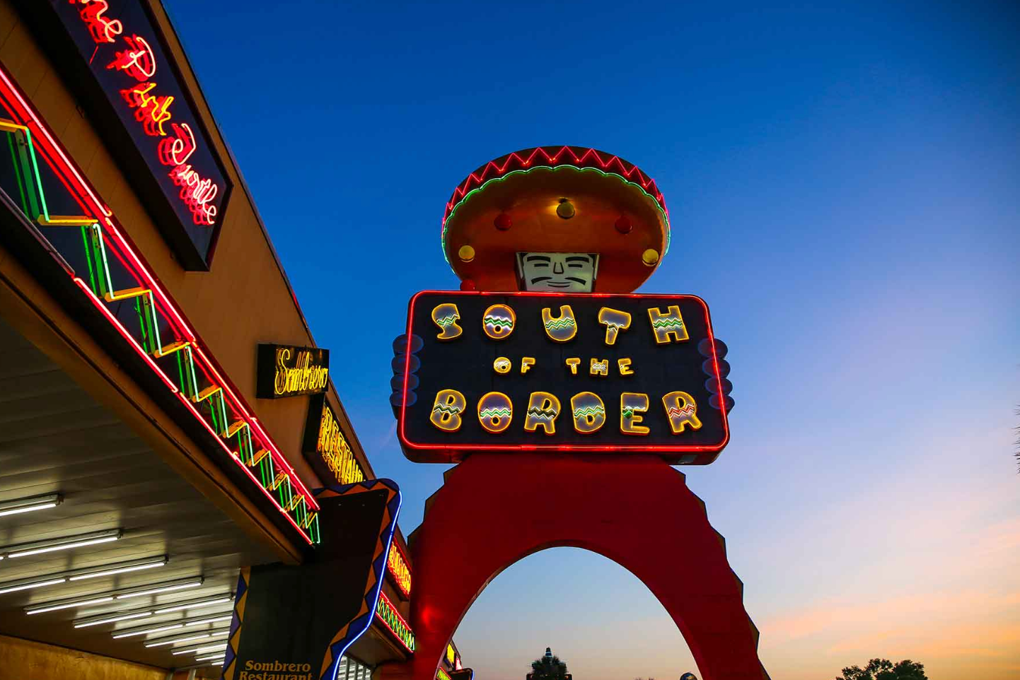 South of the Border Sign 