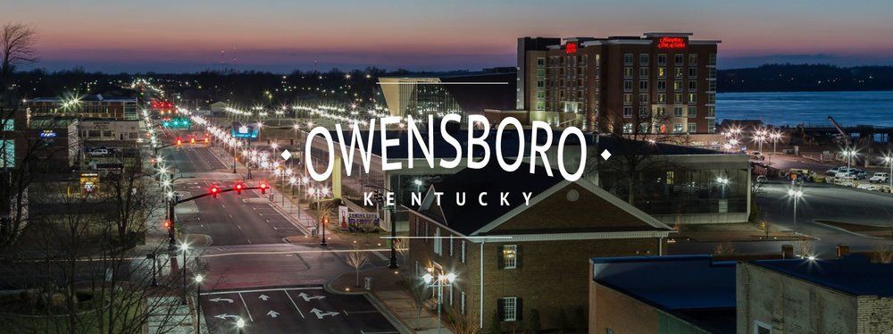 Banner depicting downtown Owensboro, KY