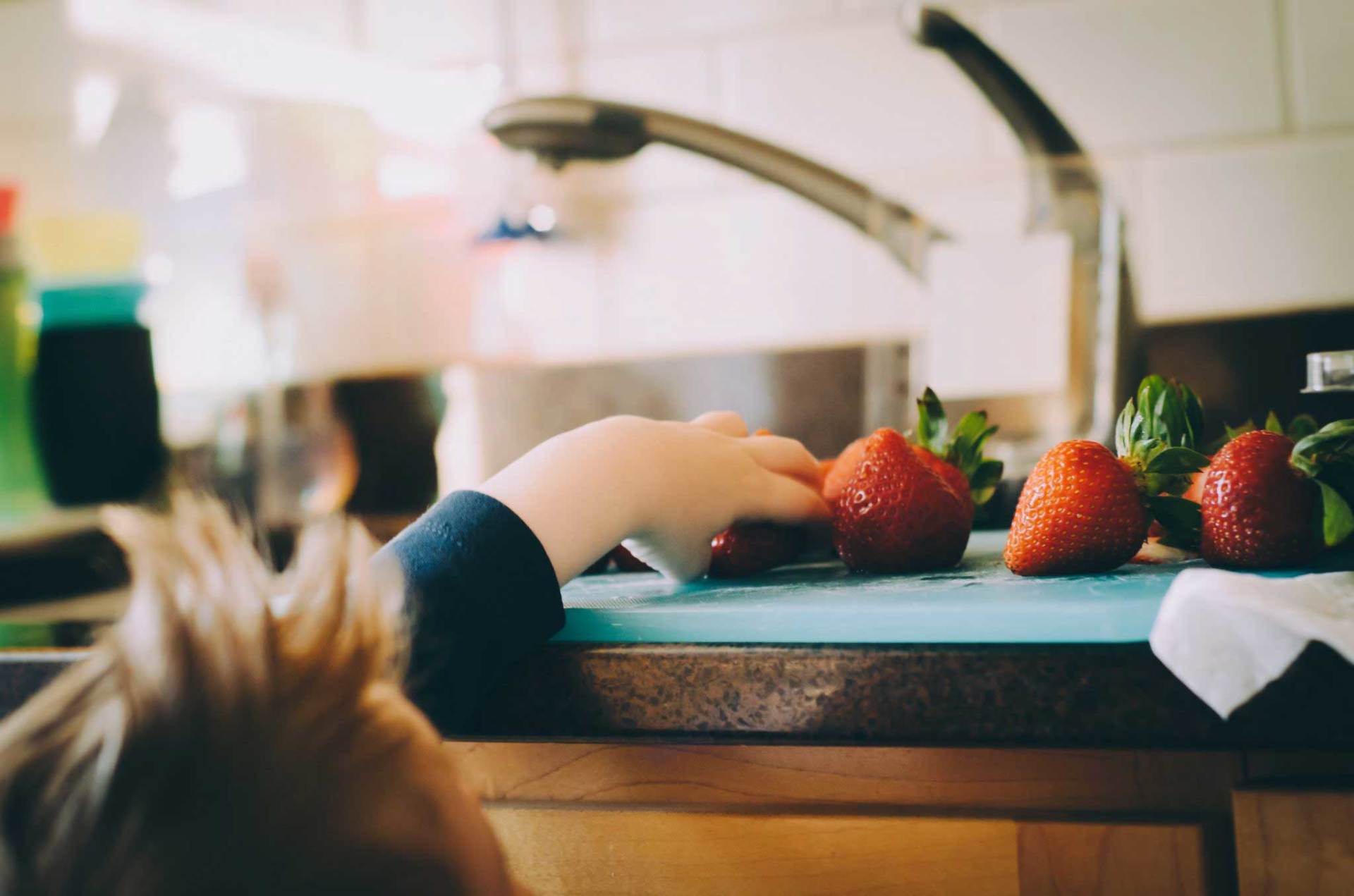 Child Grabbing Strawberries — Conway, AR — Natural State Retrofoam