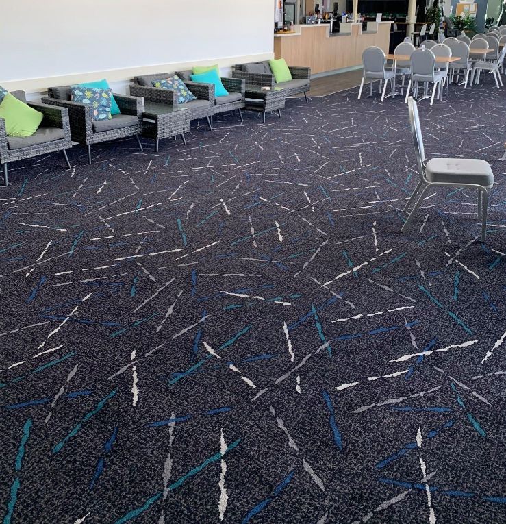 Waiting Room With Chairs And Carpeted Floor — Flooring Supply & Installation In Port Macquarie, NSW