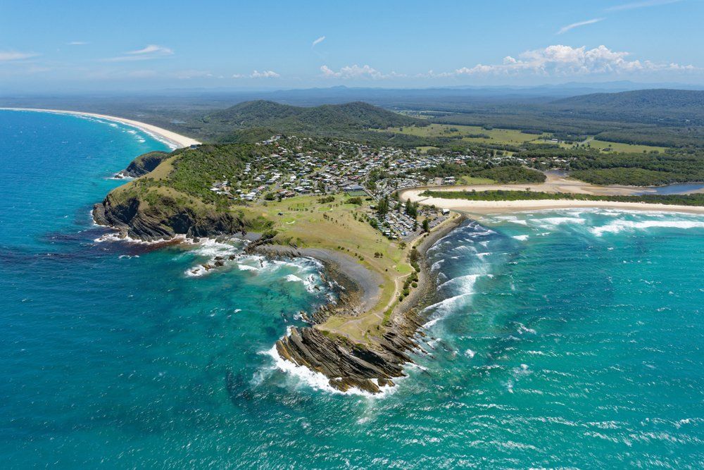 Aerial View Over Crescent Head On The Mid North Coast — Flooring Supply & Installation In Port Macquarie, NSW