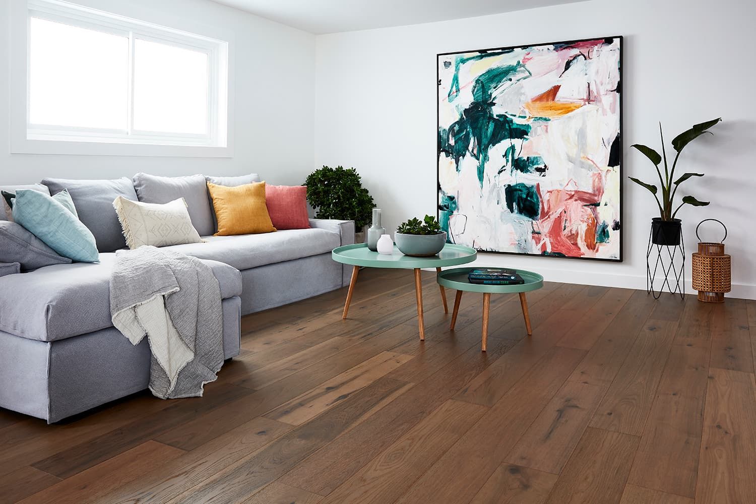 Timber Floor in Living Room — Flooring Supply & Installation In Port Macquarie, NSW