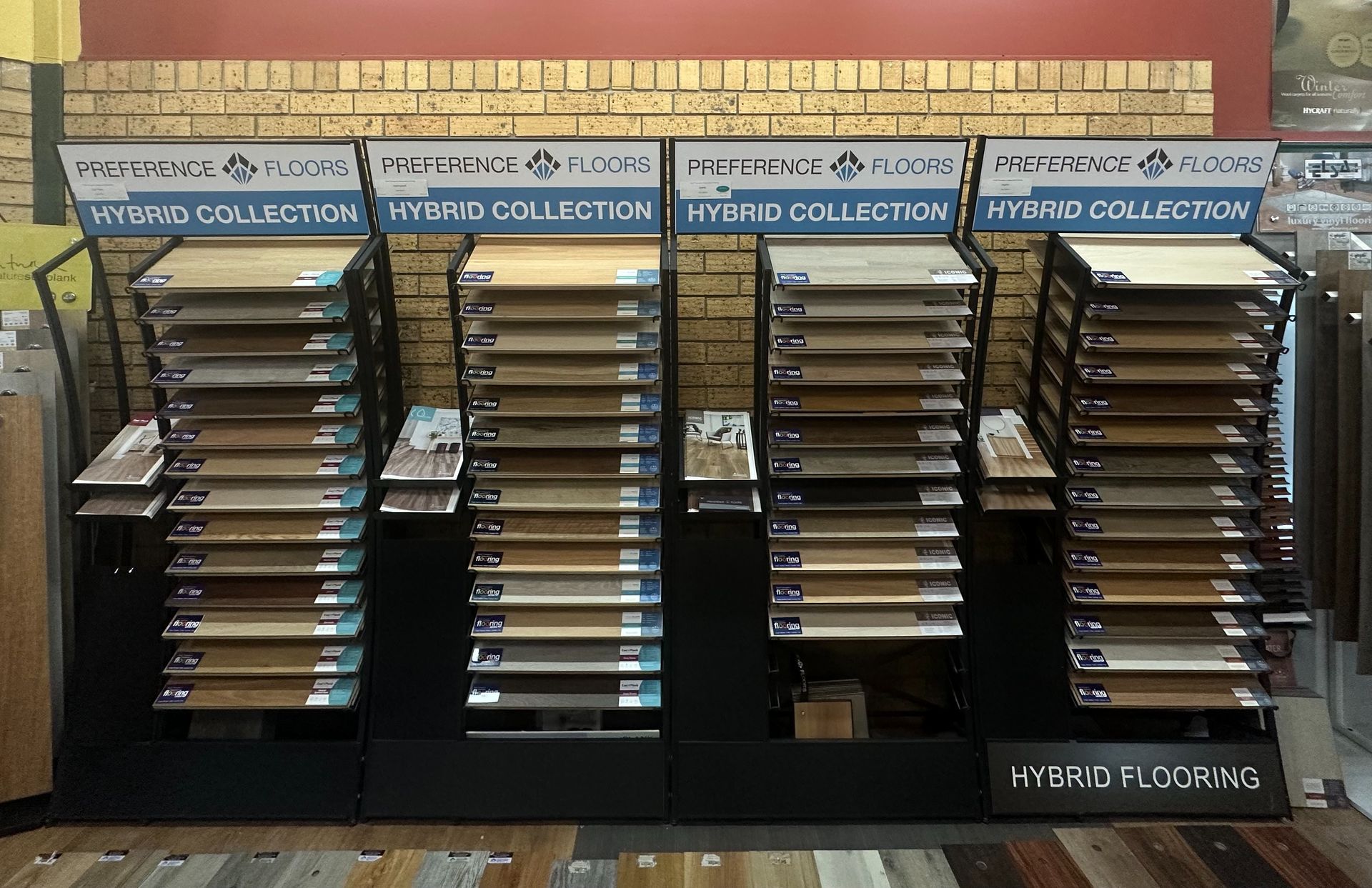 A Display of Hardwood Flooring in A Store — Geoff Thompson's Independent Flooring Centre In Port Macquarie, NSW