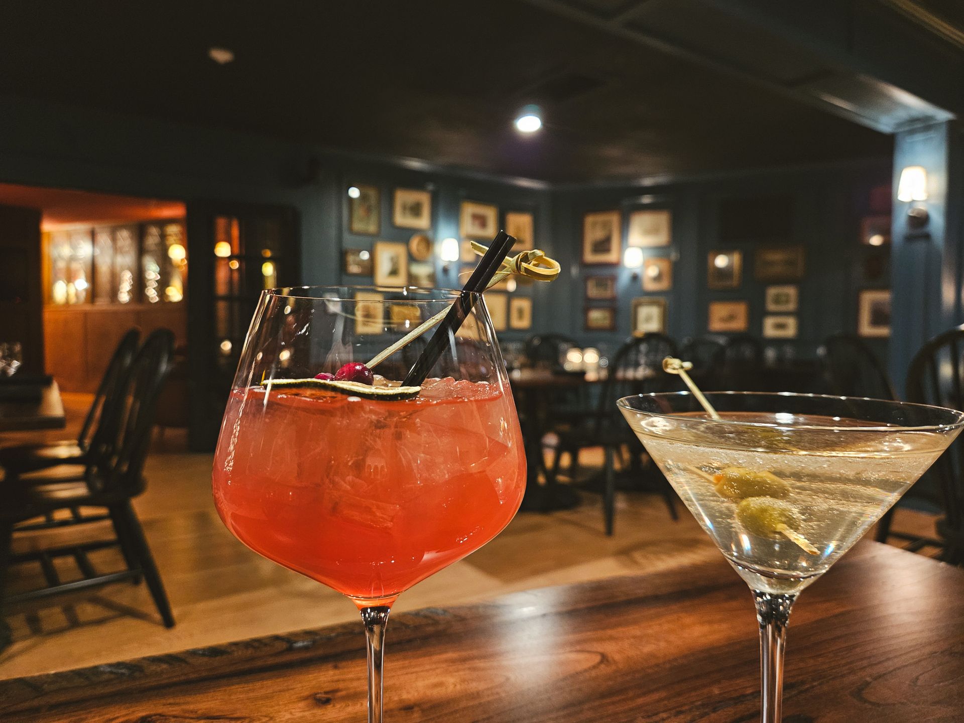 Drinks in The Isaac Bistro & Pub