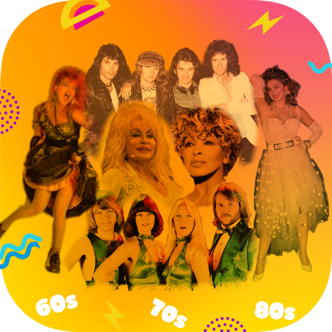 60's, 70's & 80's music