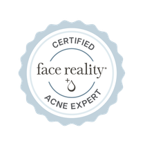 The Acne Concept owner is certified as an acne expert