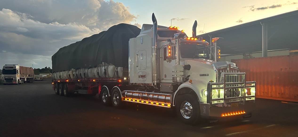 Large Semi Truck is Parked in a Parking Lot — Transforce in Bathurst, NSW