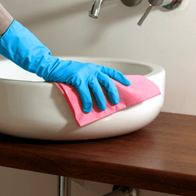 washbasin cleaning