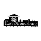 Black and white East Stroudsburg borough logo