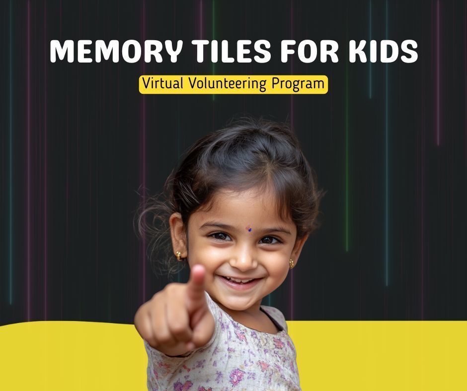 A young girl is holding a potted plant in front of a sign that says kitchen garden