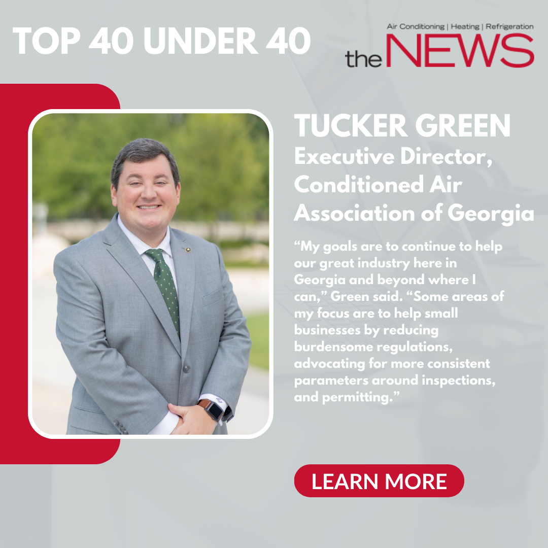 A picture of tucker green executive director of the georgia conditioning air association