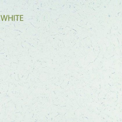 A close up of a white paper that says white on it