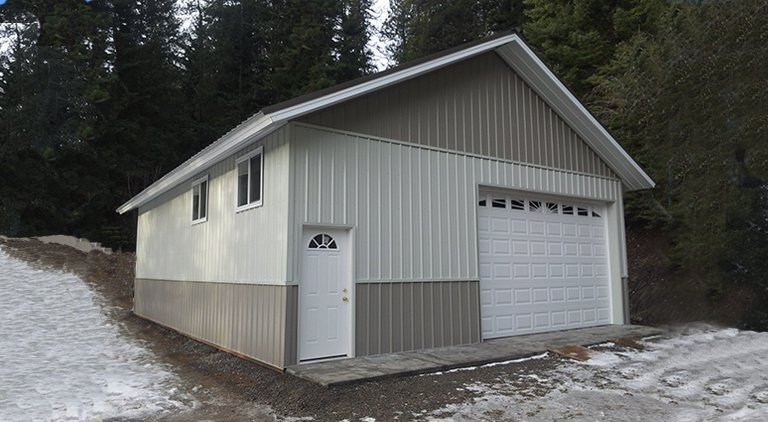 Garage  built by Superior Pole Building