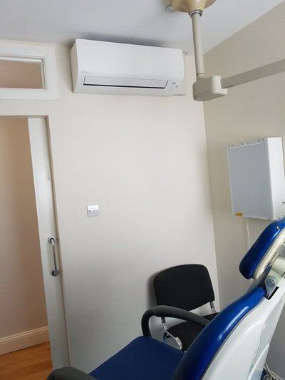 air conditioning at a dentist