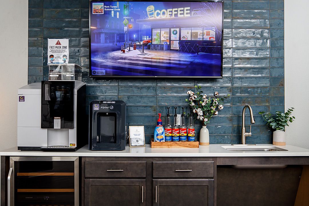 The Pines - coffee station area