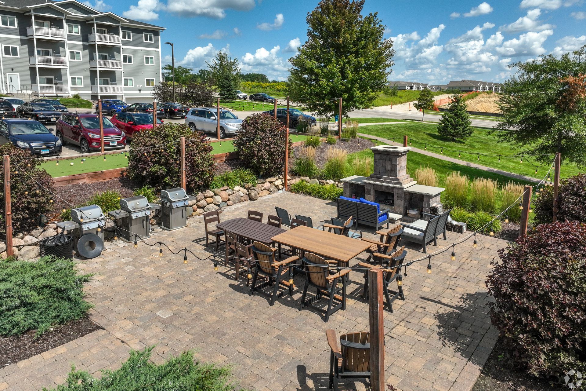 The Pines - fountain