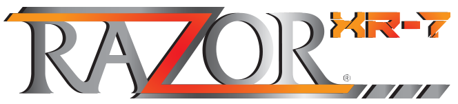 Logo for Razor XR-7.