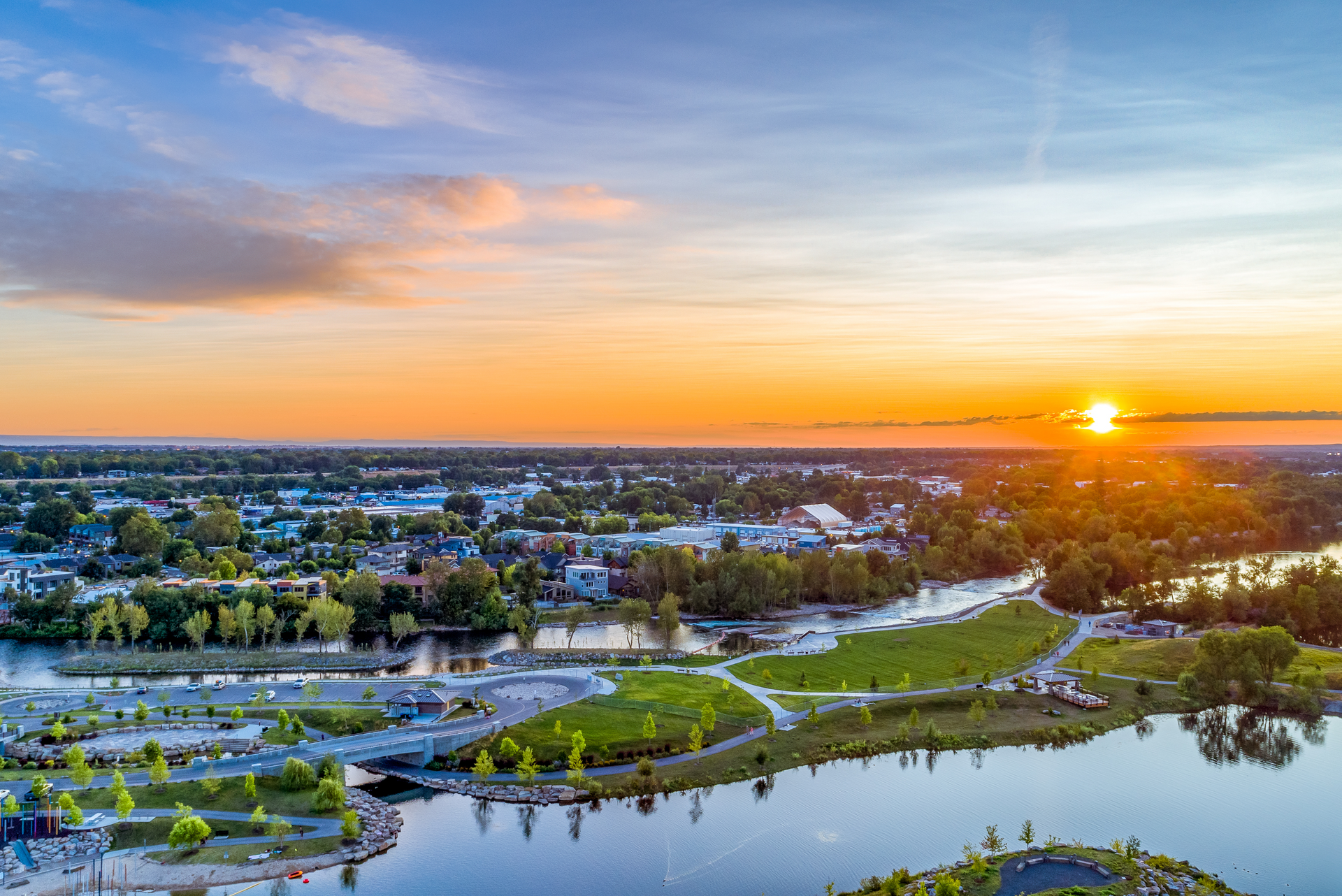 Boise, Idaho - Pond - Rec