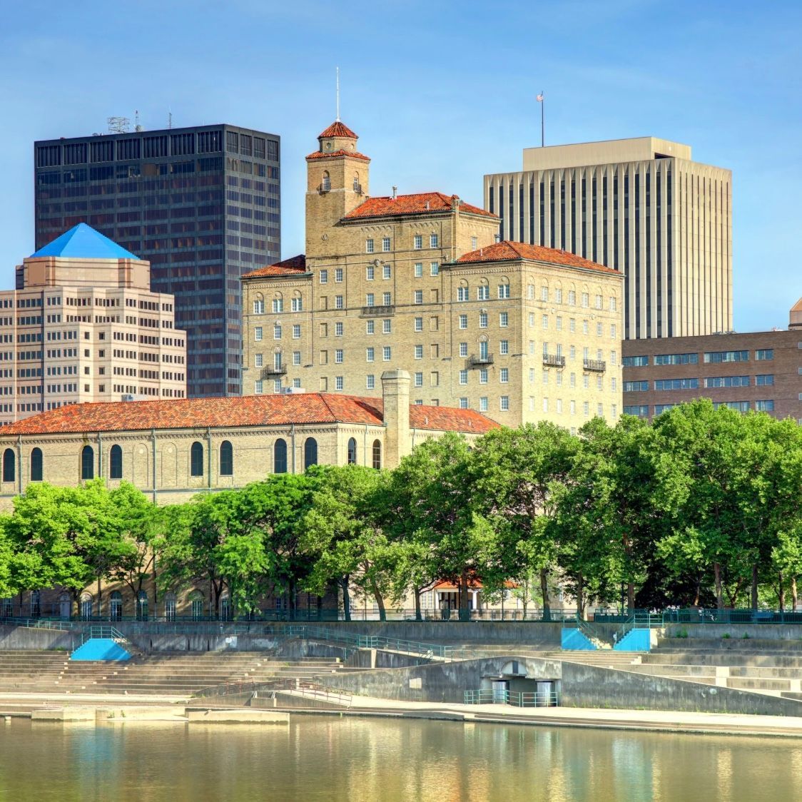 Downtown area of Dayton, Ohio