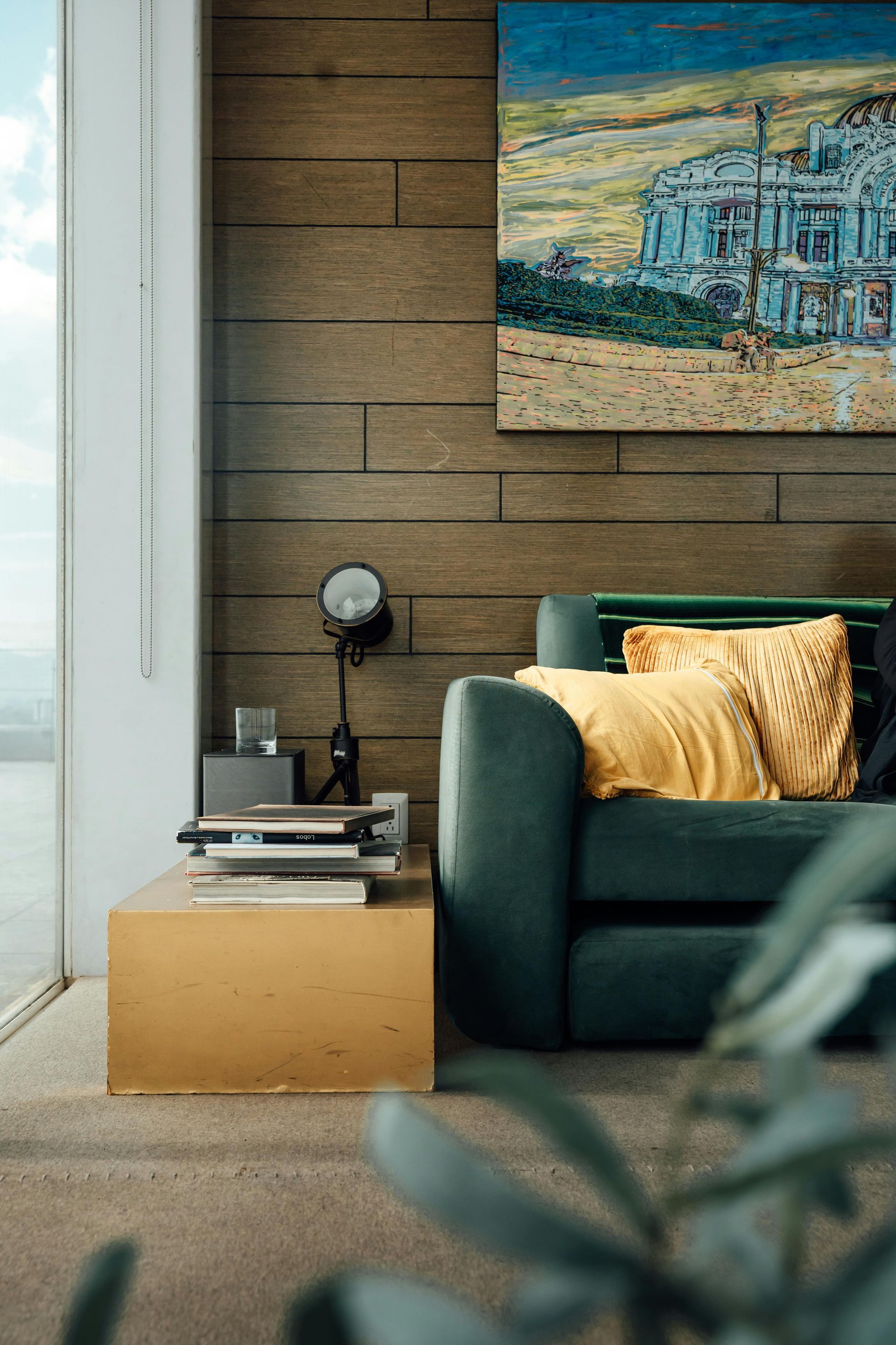 Cozy modern living room – importance of home inspection for comfort and peace of mind