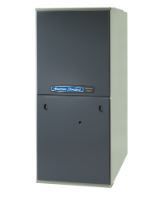 A picture of a furnace on a white background.