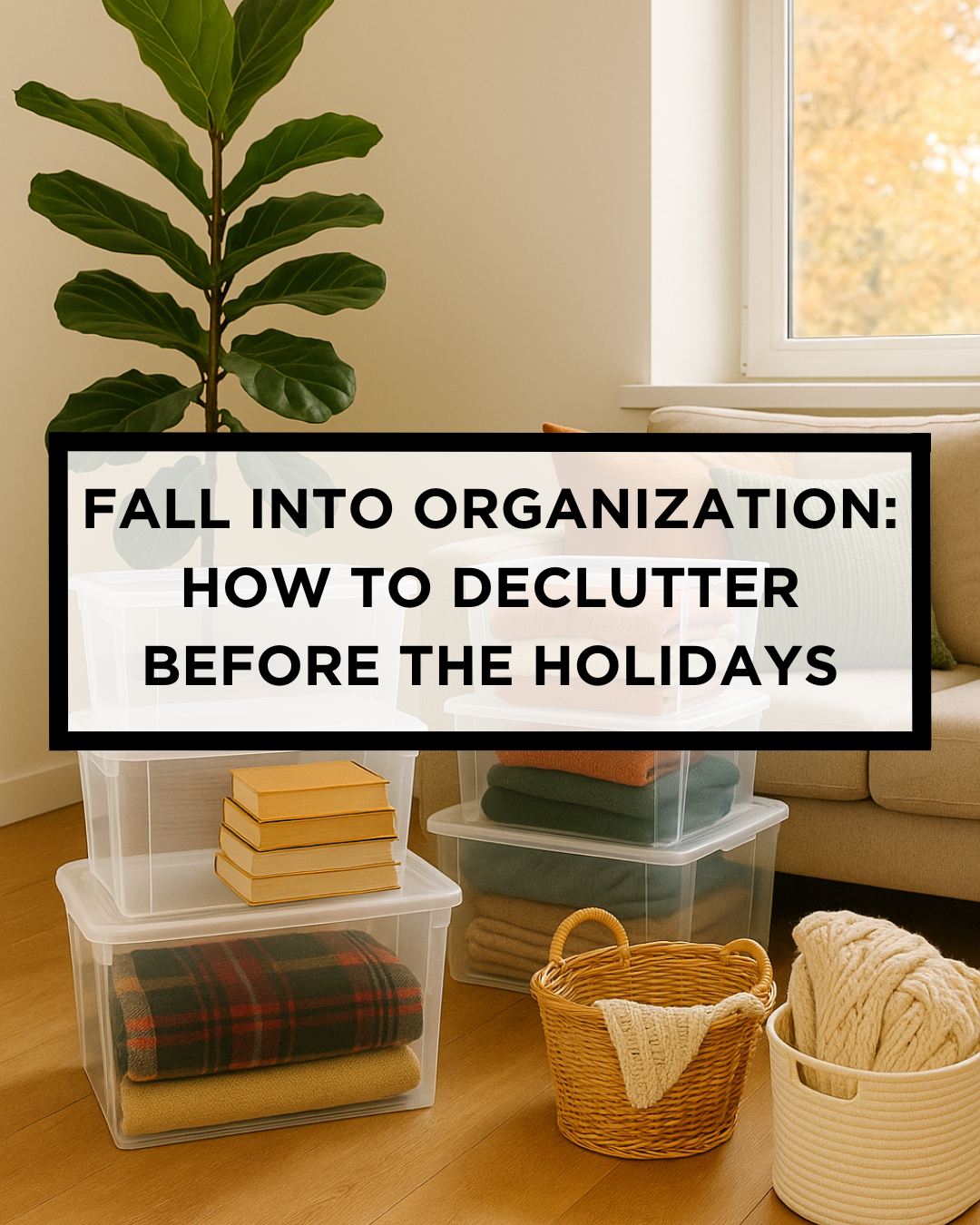 Fall Into Organization: How to Declutter Before the Holidays