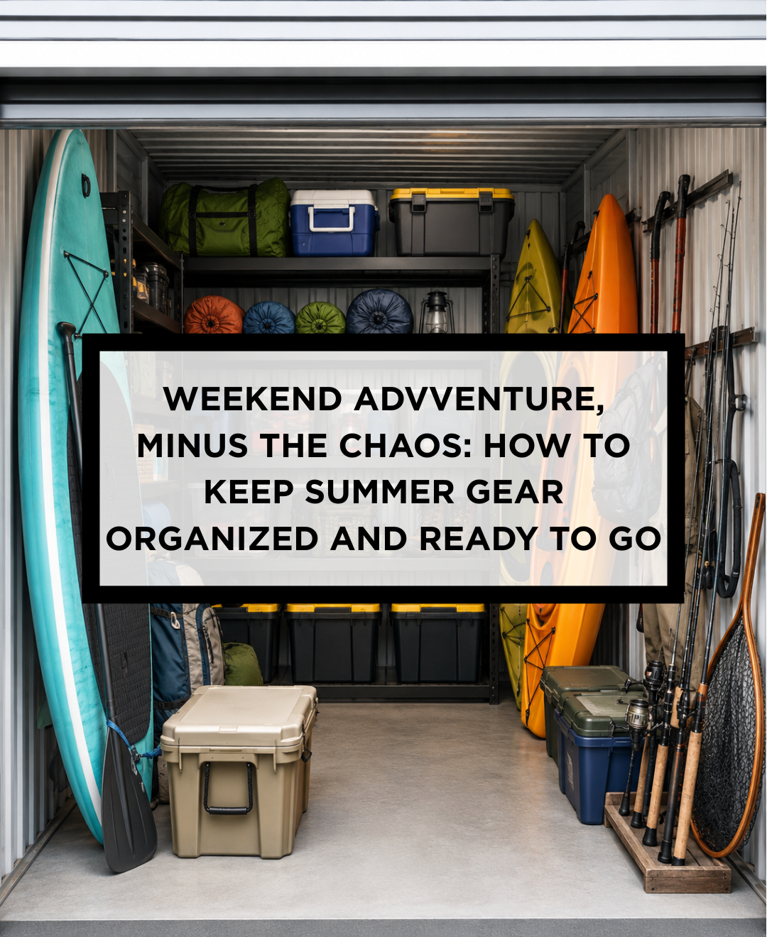 Weekend Adventure, Minus the Chaos: How to Keep Summer Gear Organized and Ready to Go