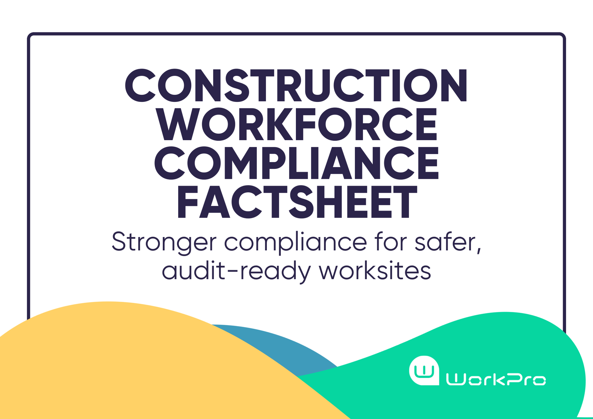 A white square featuring black text that reads 'Basic Background Checks Checklist' with yellow and green waves