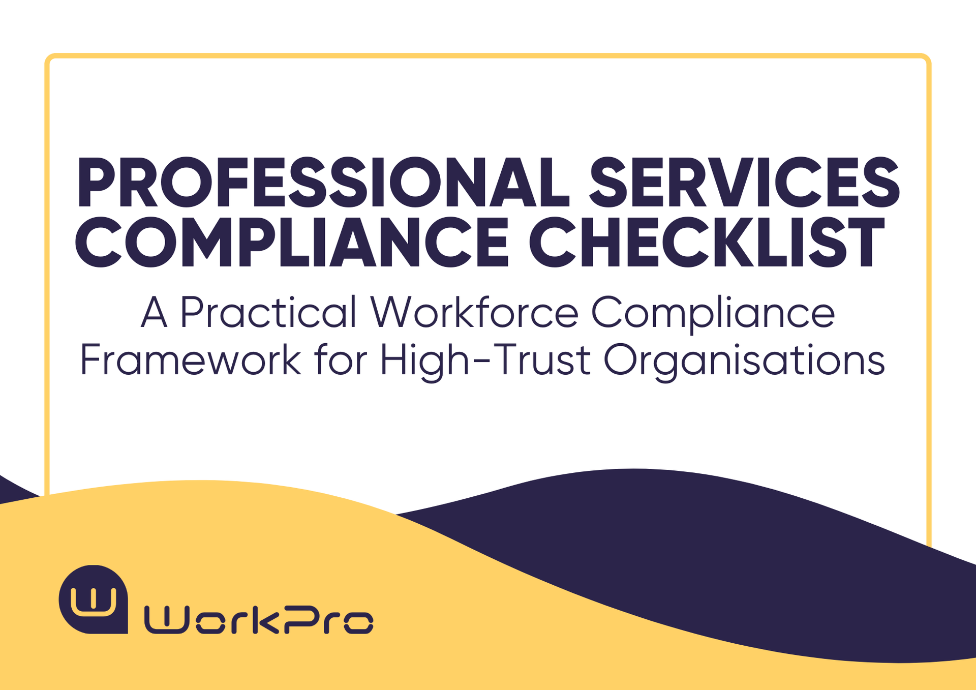 A white square featuring black text that reads 'Basic Background Checks Checklist' with yellow and green waves