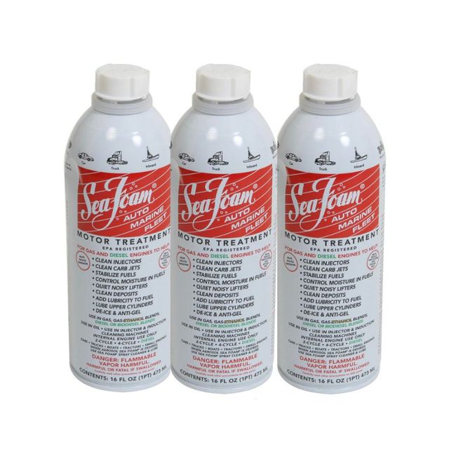 Black LED garage light with three adjustable panels.