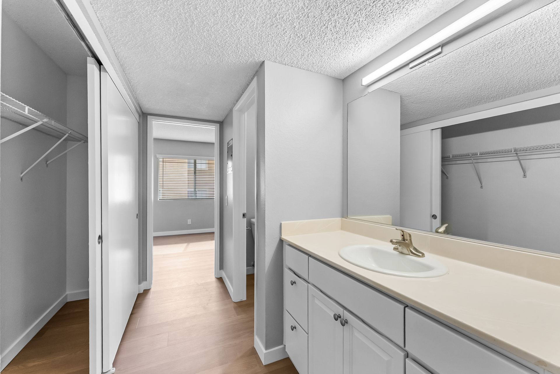 Sliding gallery of apartment interior