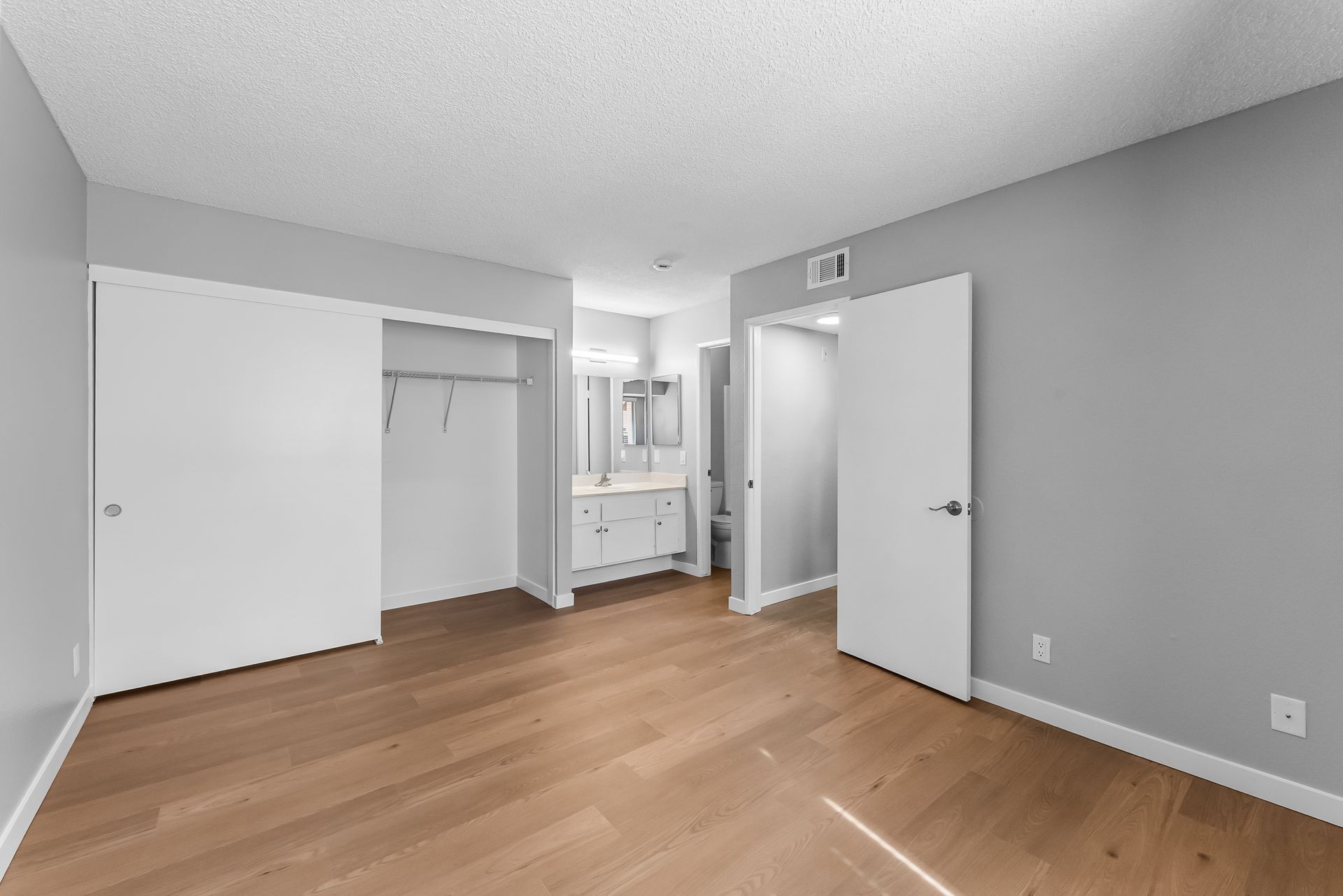 Sliding gallery of apartment interior