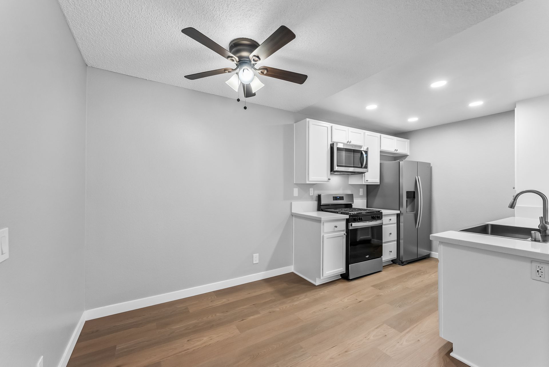 Sliding gallery of apartment interior