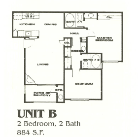 Unit B Floor Plan
