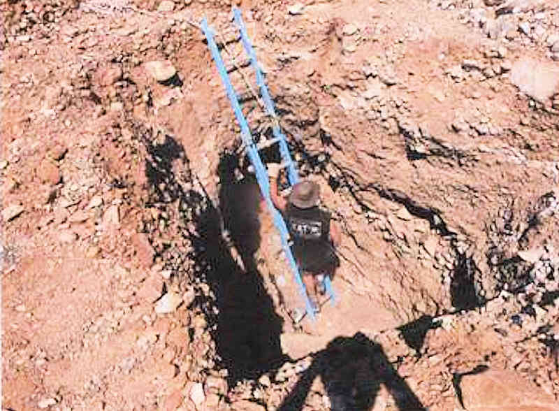 Test Hole Excavation - Channel Sampling