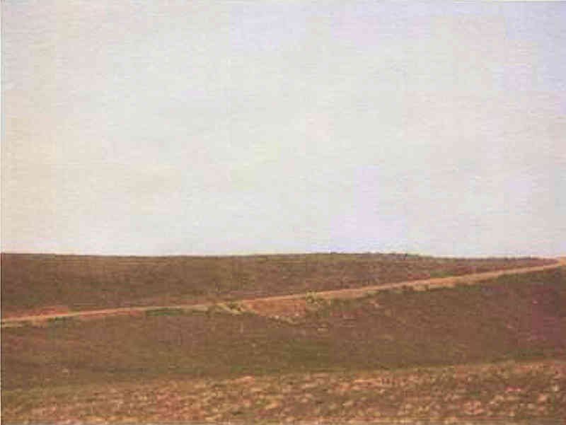 View of Road Going Up 12 Mile Butte