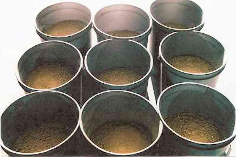 Sample Buckets Taken from Test Holes