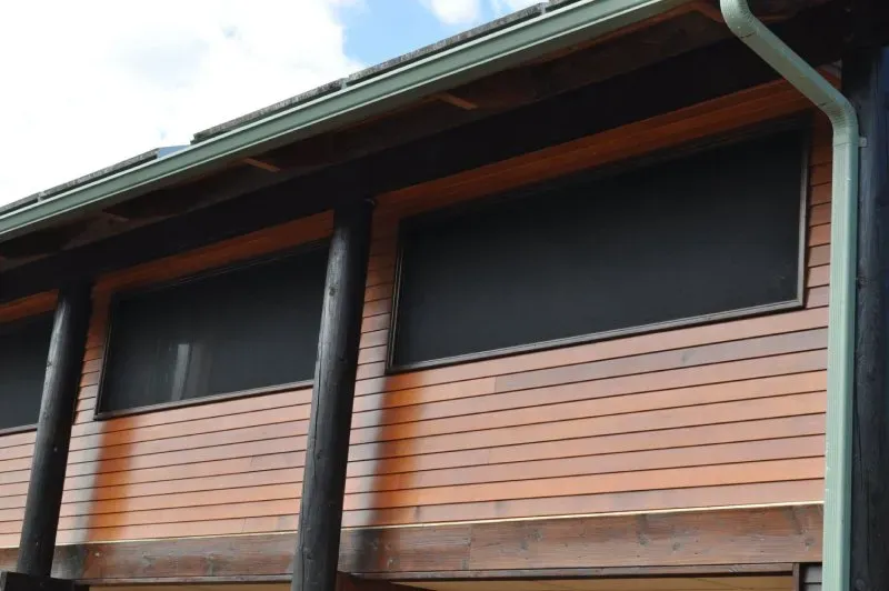 Wooden house with wide window screens — Makawao, HI — Hawaiian Door & Window Screens