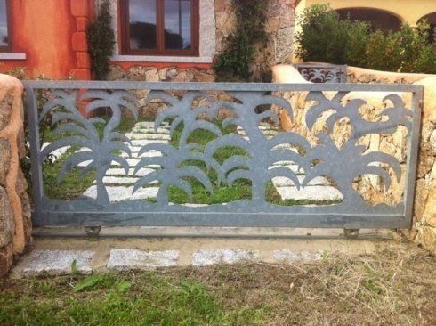 cancello basso in ferro