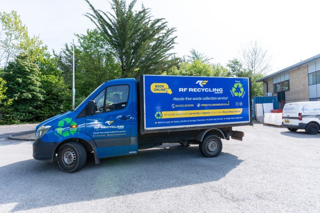 rf recycling van parked up