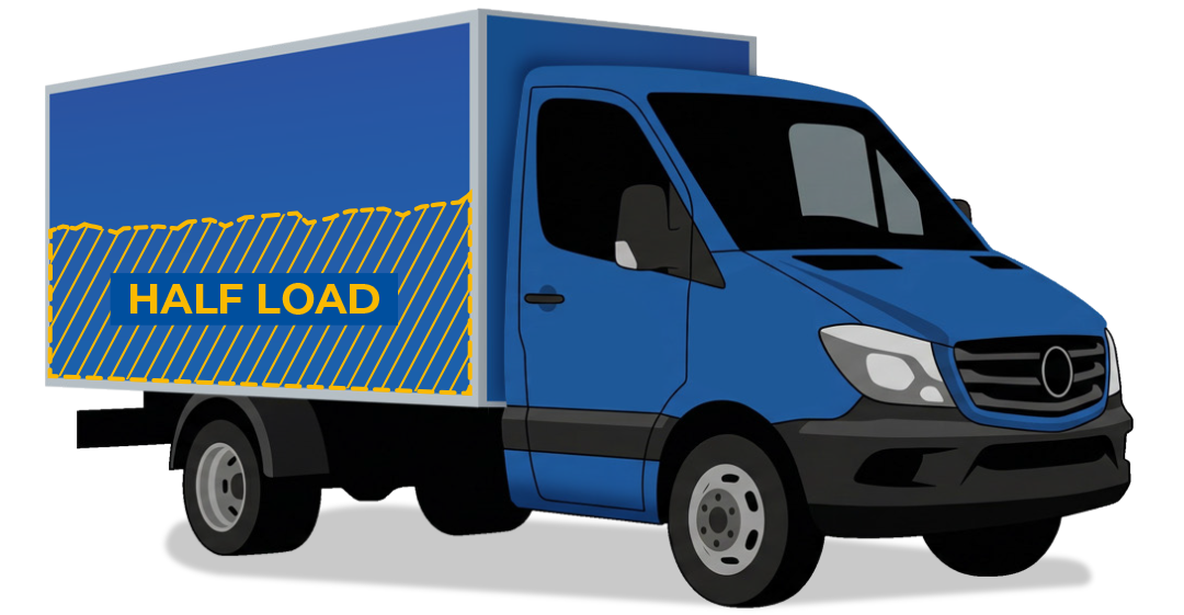 book a half van waste collection today