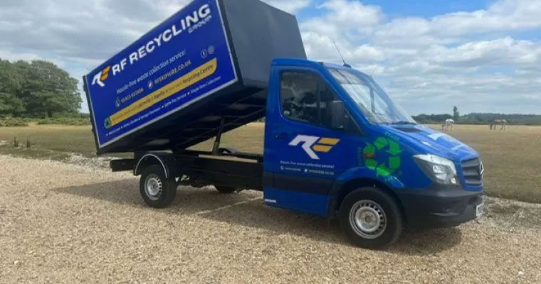 rf recycling man and van tipping