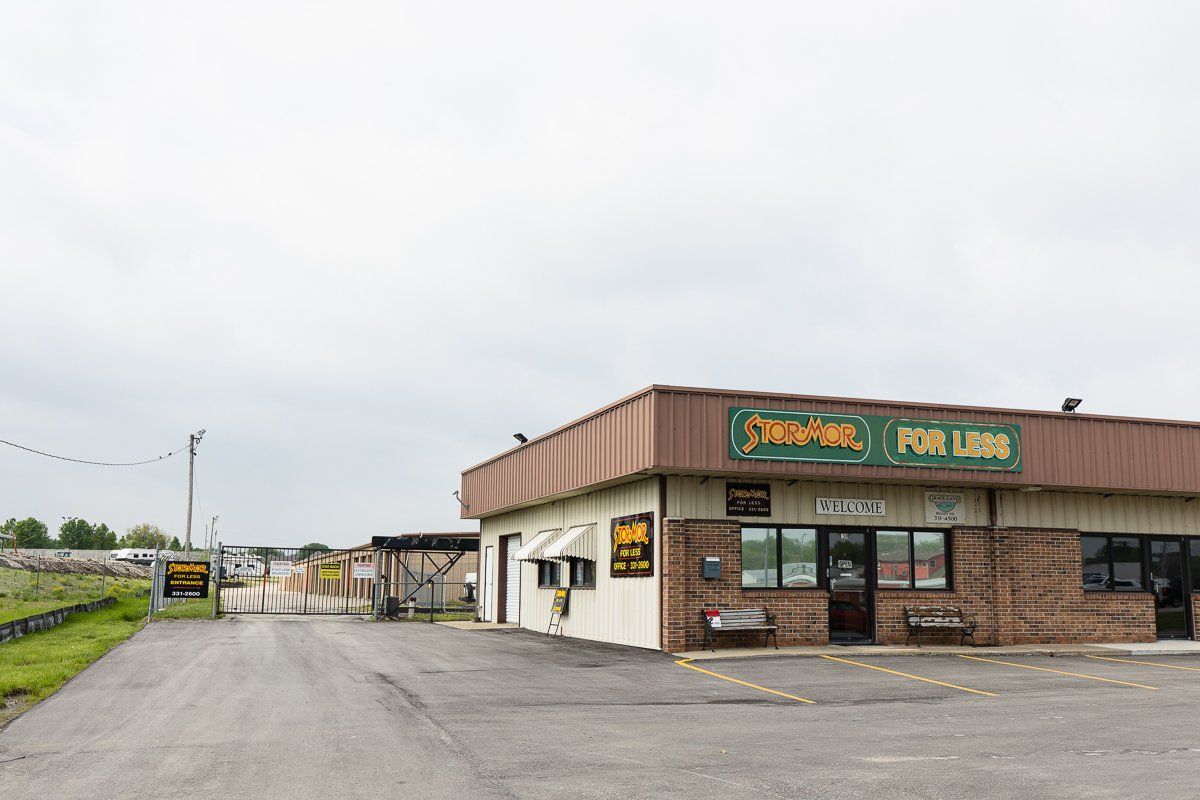 Side view of facility offices