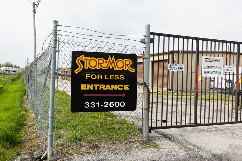 StorMore Sign Outside of Gate