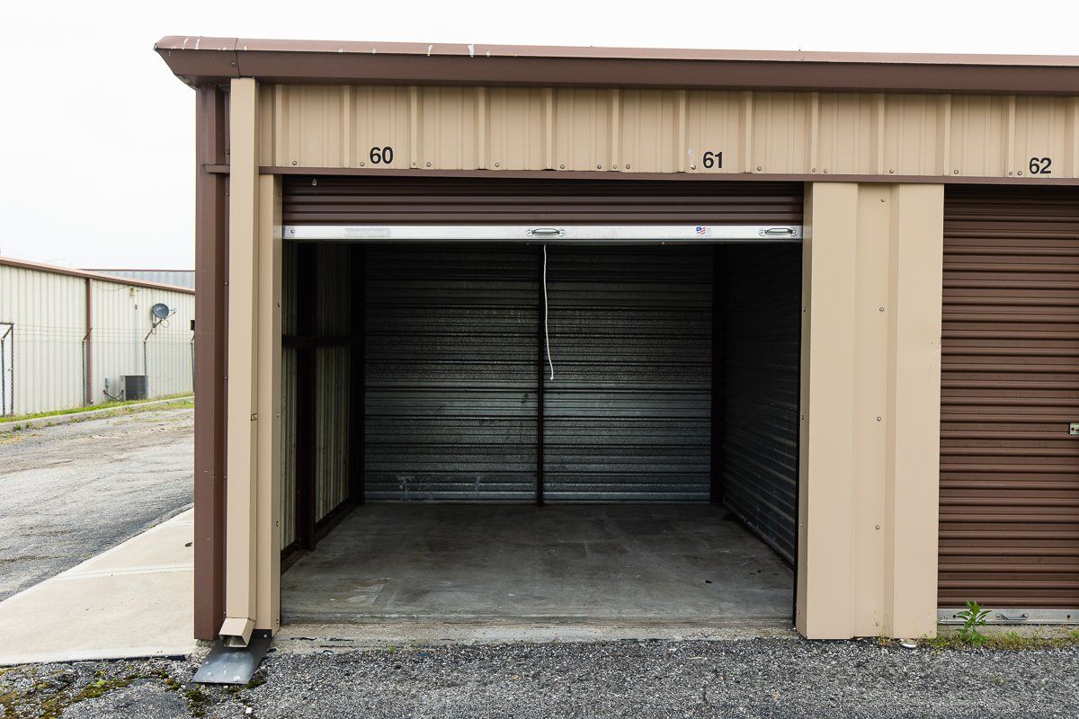 Storage space interior view