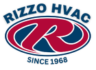 A logo for rizzo hvac since 1968